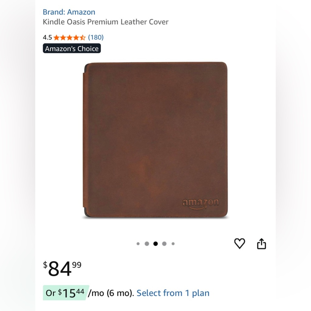 Kindle Oasis Premium Leather Cover for 9th and 10th generation